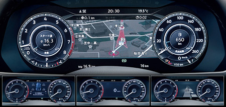 デジタルメータークラスター“Active Info Display” - 茨城フォレスト Volkswagen公式ディーラー茨城フォレスト  Volkswagen公式ディーラー